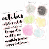 October | Script + Swatches