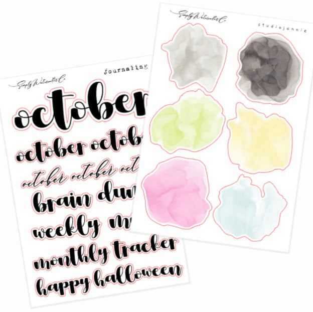 October | Script + Swatches