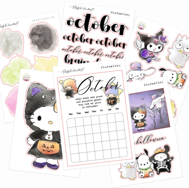 October | BUJO Monthly Kit