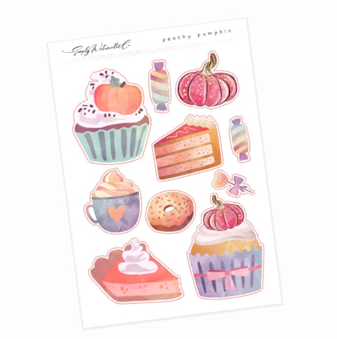 Peachy Pumpkin Deco