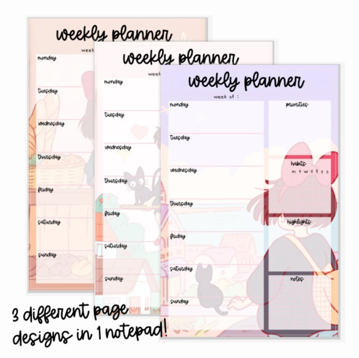 Clear Day | WEEKLY Notepad