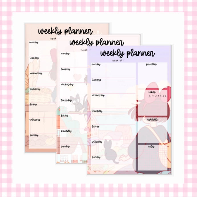 Clear Day | WEEKLY Notepad