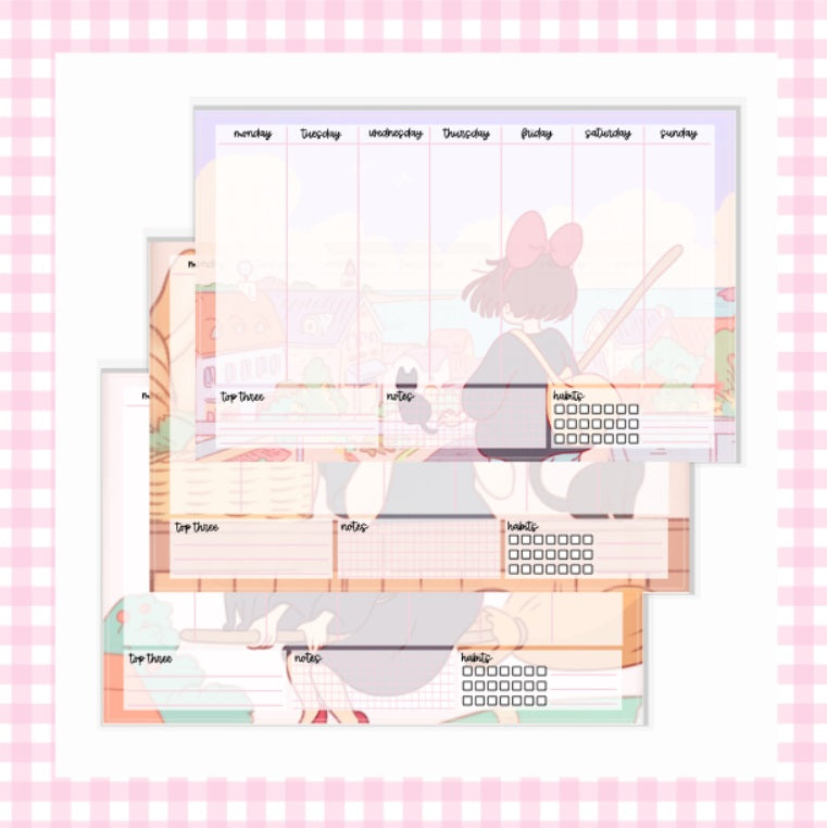 Clear Day | WEEKLY Notepad (Horizontal)