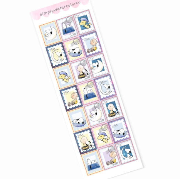 Snoozy Stamps  | Mini Deco