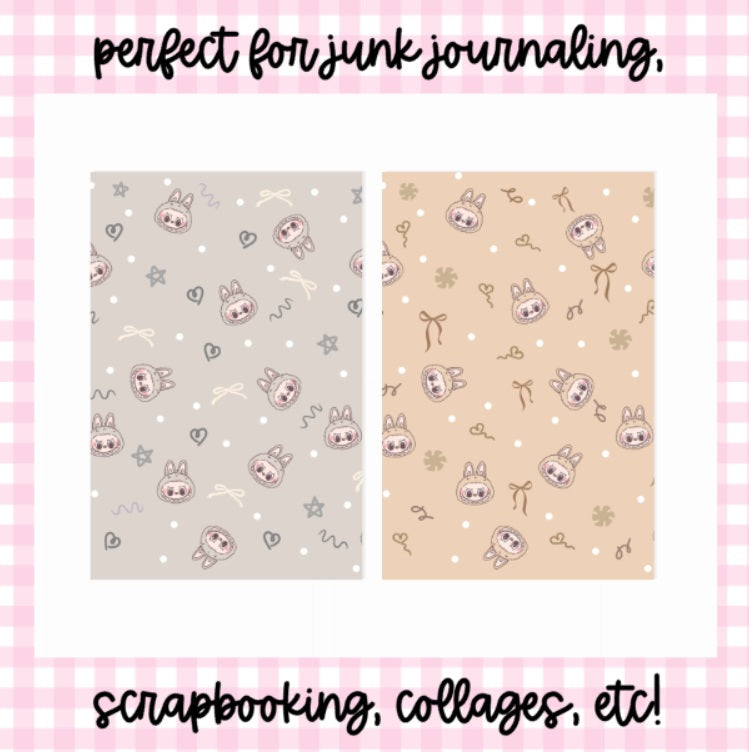 Choco Monsters | Scrapbook Papers