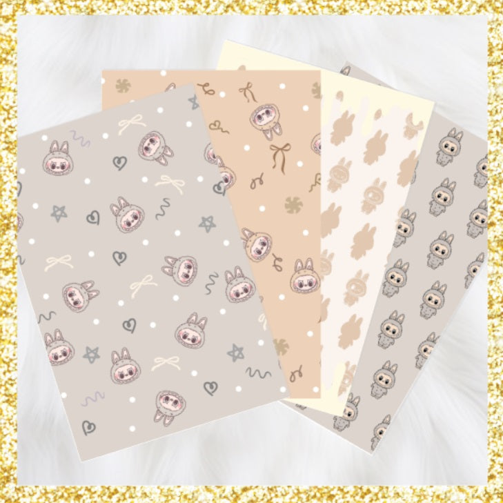 Choco Monsters | Scrapbook Papers