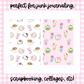 Hello Cafe | Scrapbook Papers