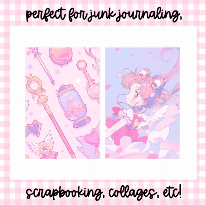 Crystal Moon | Scrapbook Papers