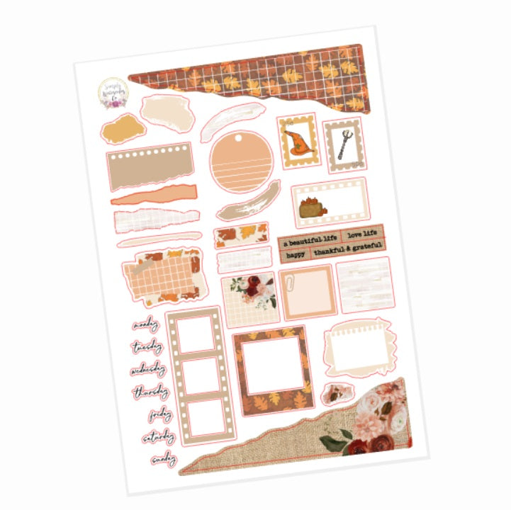 Halloween Town | Journaling Sampler