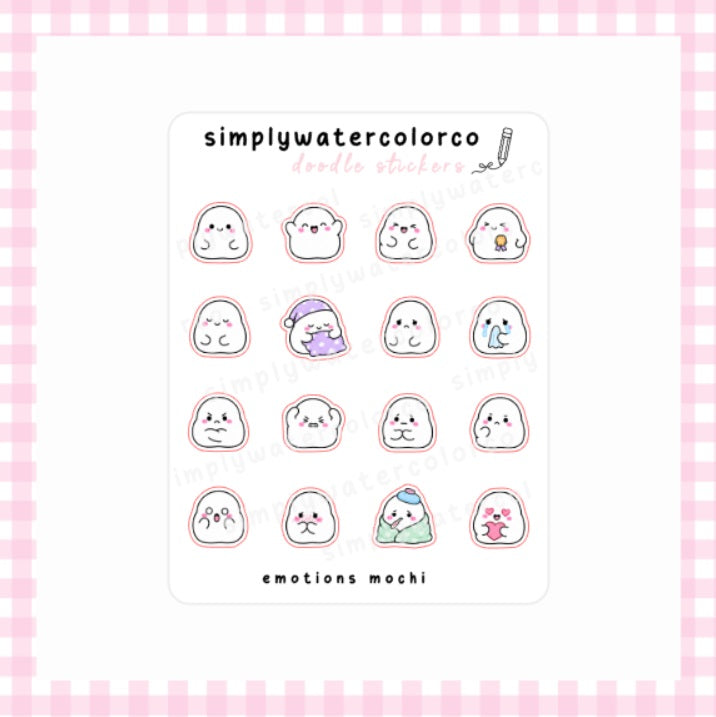 Emotions Mochi | Doodles