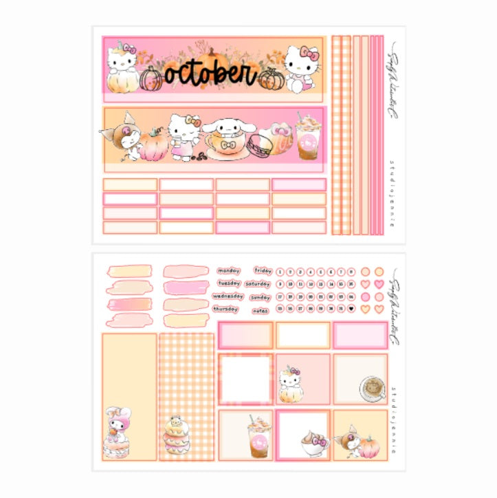 October | A5 Monthly Kit (Kitty Spice)