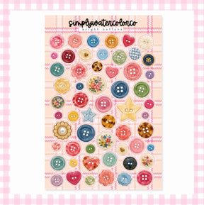Bright Buttons | Junk Deco