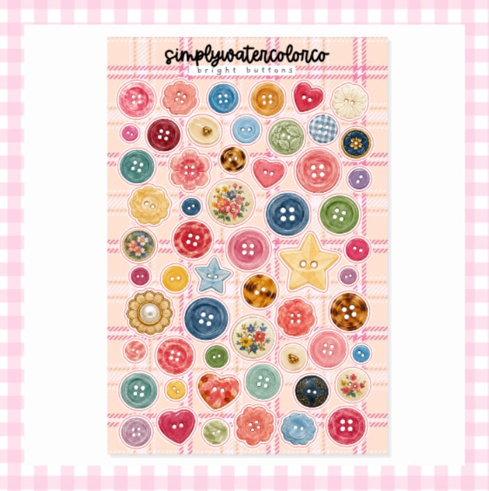 Bright Buttons | Junk Deco