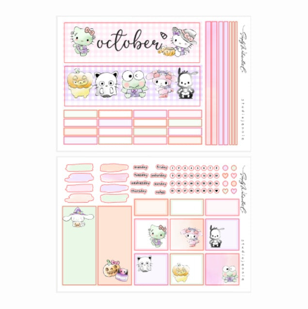 October (Trick or Sweet) | A5 Monthly Kit