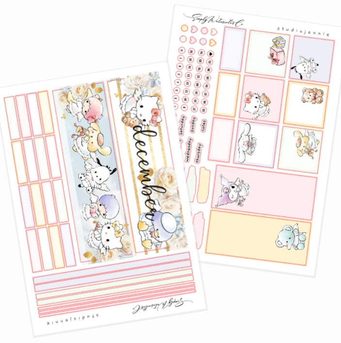 December (Angel) | A5 Monthly Kit