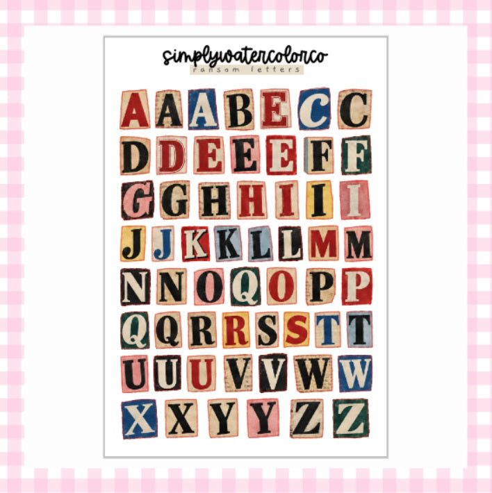 Ransom Letters | Junk Deco