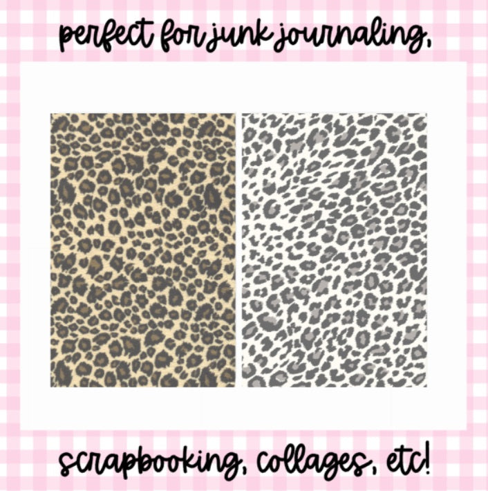 Cheetah Power | Scrapbook Papers