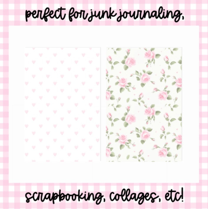 Pink Girlie | Scrapbook Papers