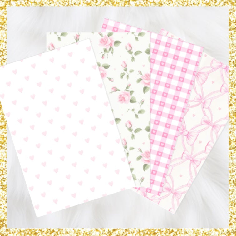 Pink Girlie | Scrapbook Papers