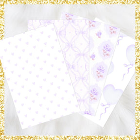 Purple Girlie | Scrapbook Papers