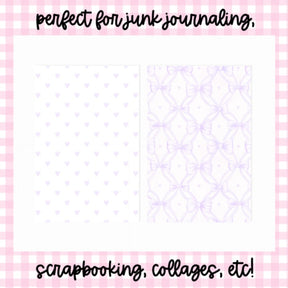 Purple Girlie | Scrapbook Papers