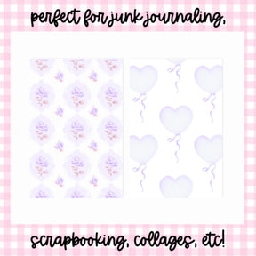 Purple Girlie | Scrapbook Papers