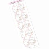 Kawaii Fall Plaid | Transparent Labels