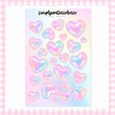 Holographic Hearts | Junk Deco