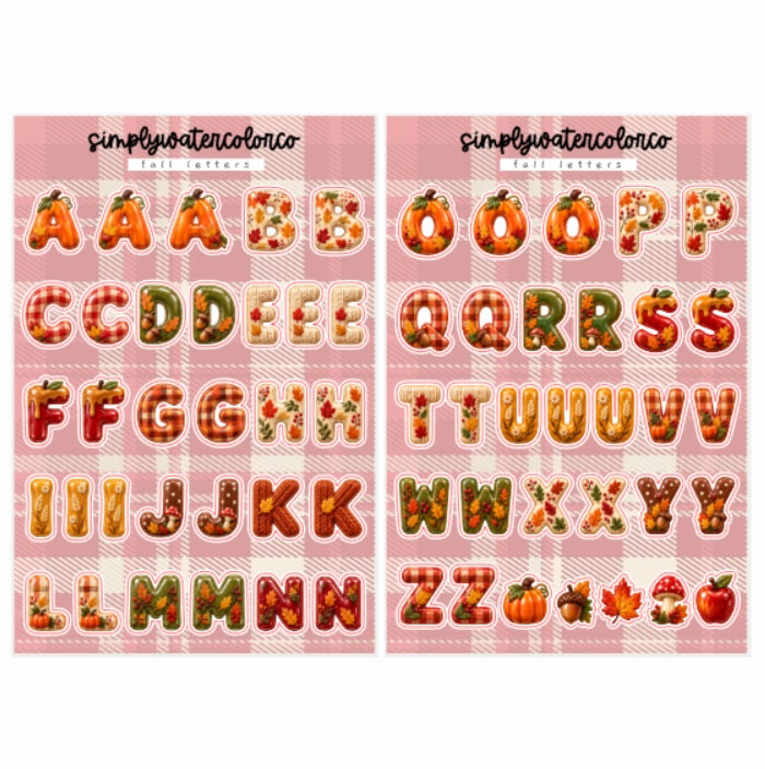 Fall Letters | Junk Deco