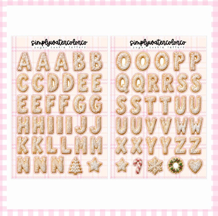 Sugar Cookie Letters | Junk Deco
