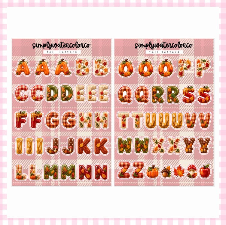 Fall Letters | Junk Deco