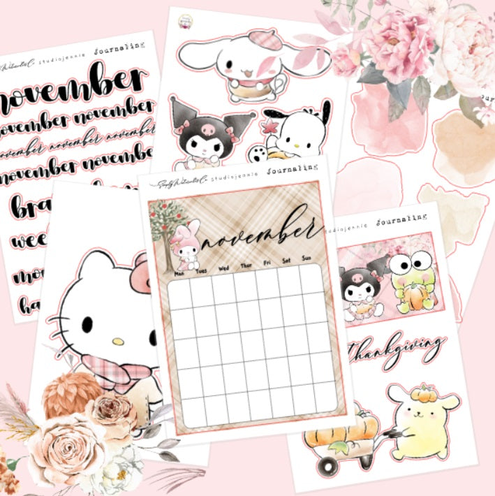 November | BUJO Monthly Kit