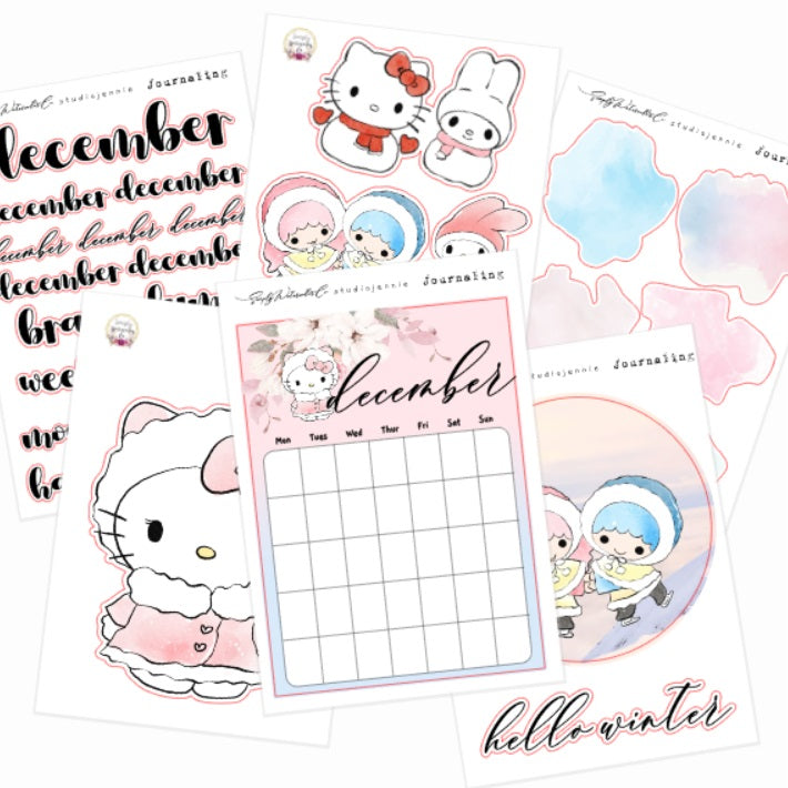 December | BUJO Monthly Kit