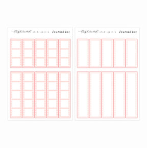 Film Strip Washi Swatch (Pink) | Bujo Basics