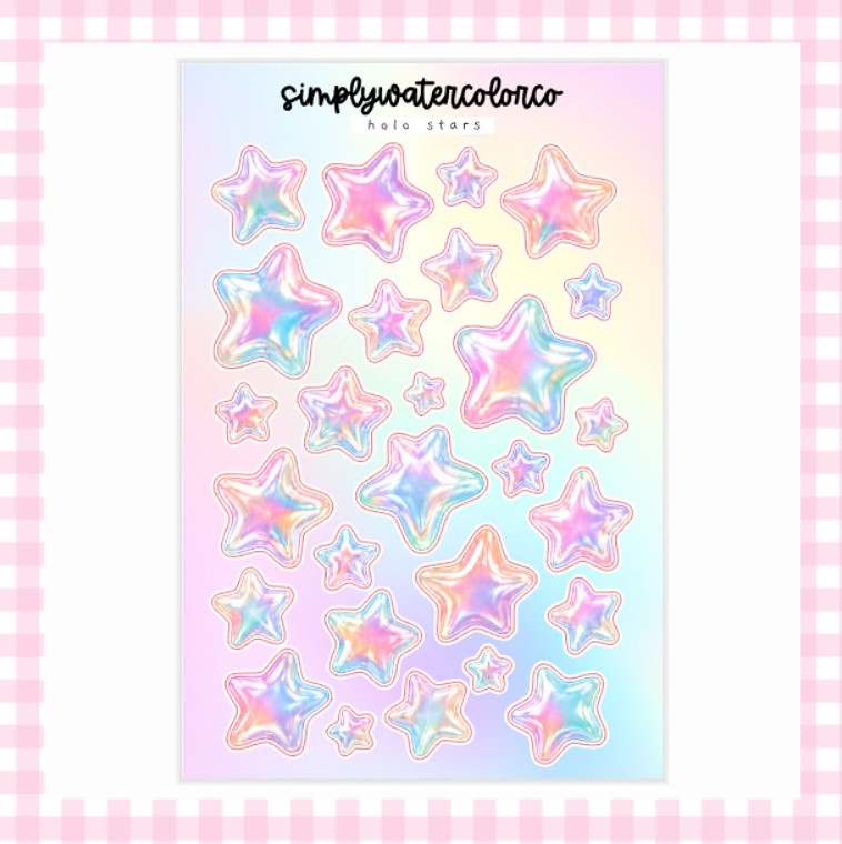 Holographic Stars | Junk Deco