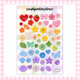 Rainbow Buttons | Junk Deco