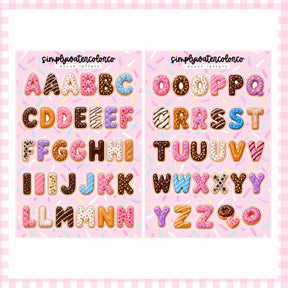 Donut Letters | Junk Deco