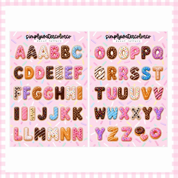 Donut Letters | Junk Deco