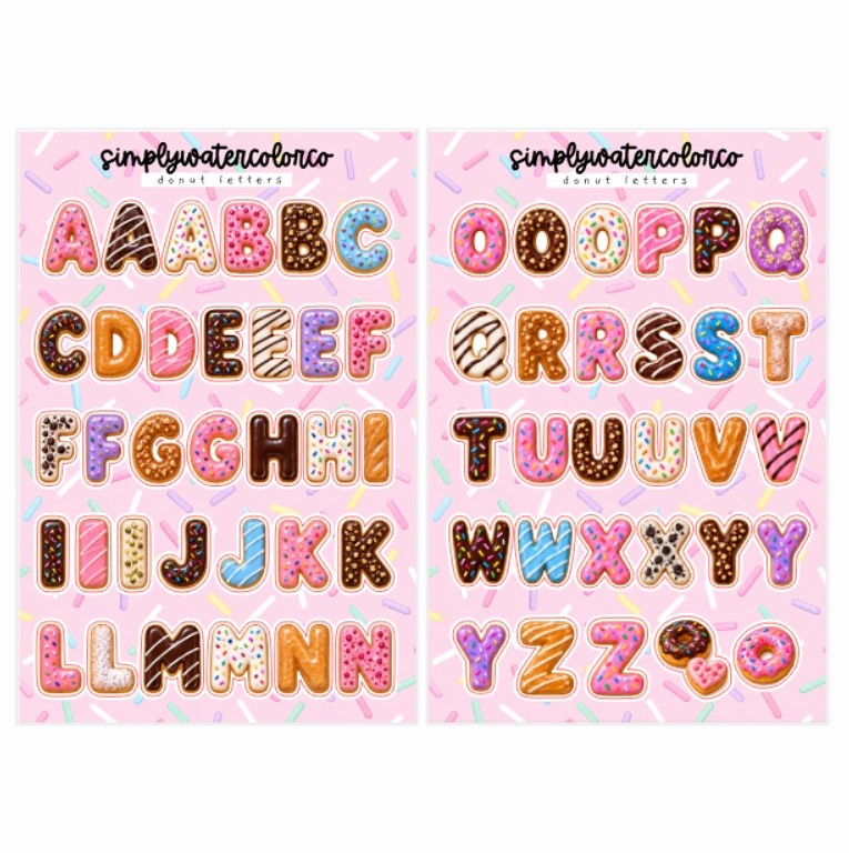 Donut Letters | Junk Deco