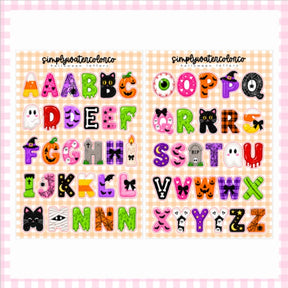 Halloween Letters | Junk Deco