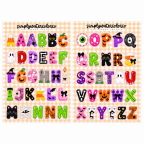 Halloween Letters | Junk Deco