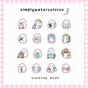 Traveling Mochi | Doodles
