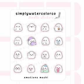 Emotions Mochi | Doodles