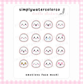 Emotions Face Mochi | Doodles