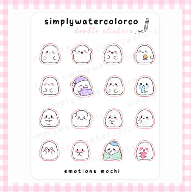 Emotions Mochi | Doodles