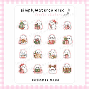 Christmas Mochi | Doodles