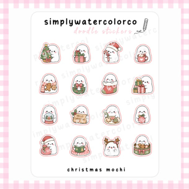 Christmas Mochi | Doodles