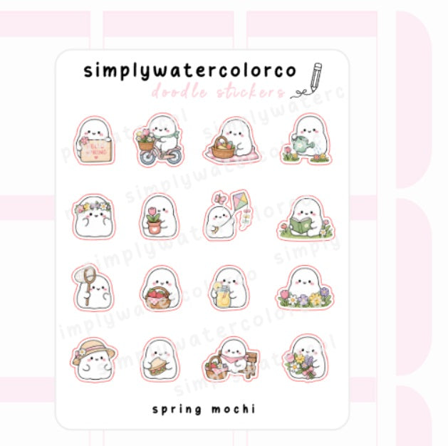 Spring Mochi | Doodles