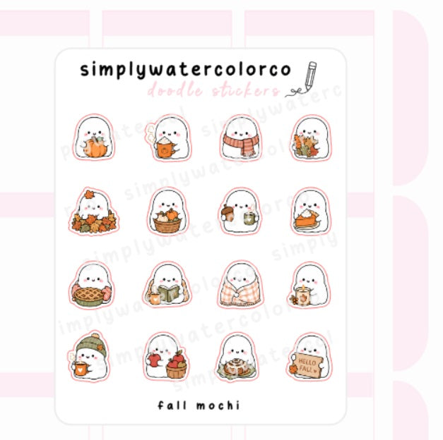 Fall Mochi | Doodles