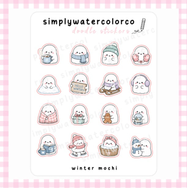 Winter Mochi | Doodles